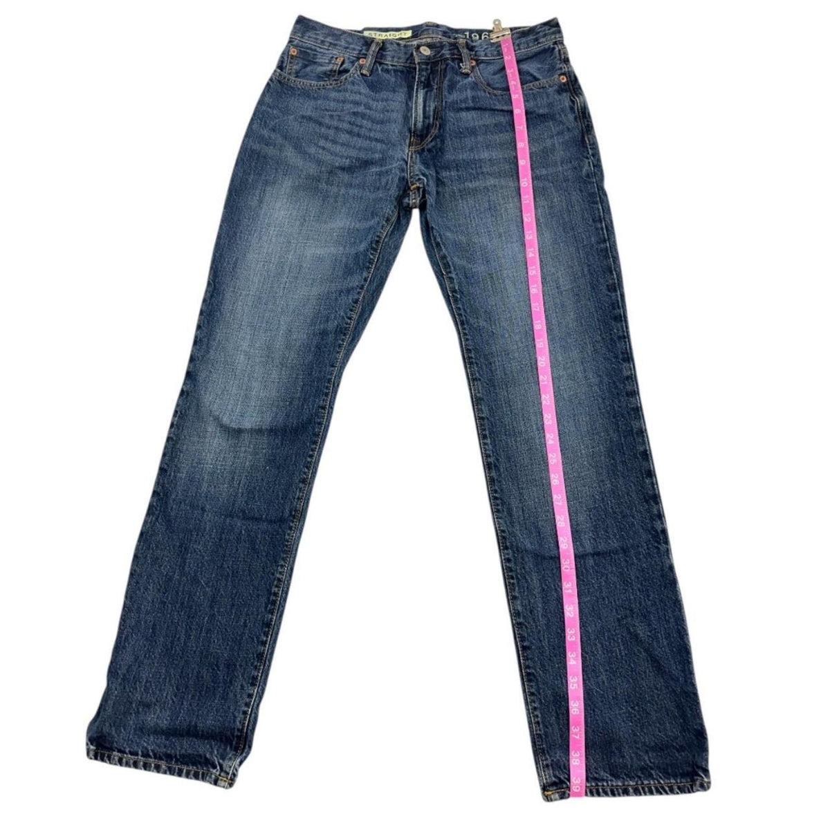 Gap Straight Fit Jeans Medium Indigo Blue Classic Denim Casual