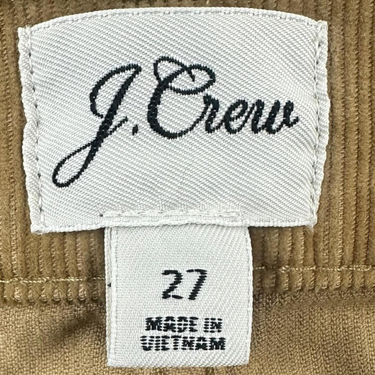 J.Crew Women's Brown Corduroy Pants Straight Leg Preppy Casual Y2K