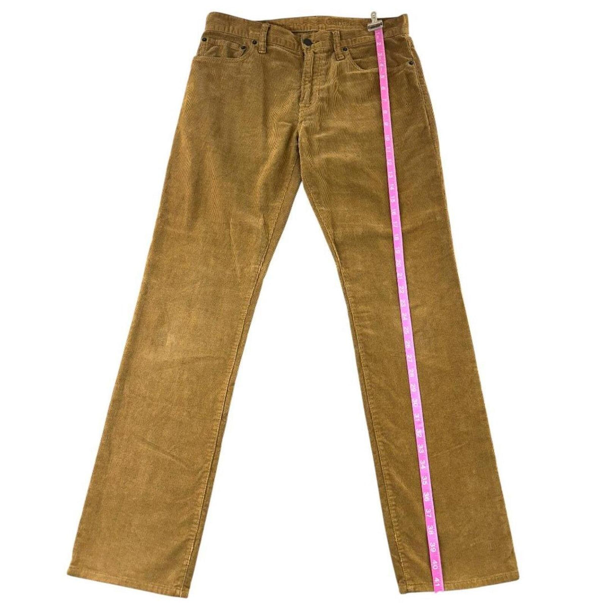 Gap Brown Tan Corduroy Slim Straight Pants Casual Preppy