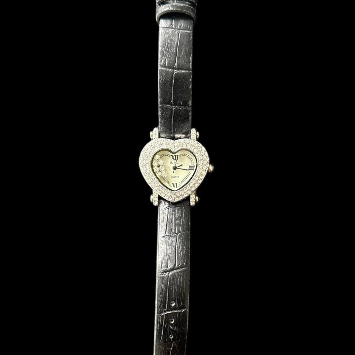 Da Vinci Heart Shaped Crystal Accent Watch